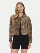 Kurtki damskie - ONLY Kurtka jeansowa Naomi 15347129 Brązowy Regular Fit - miniaturka - grafika 1