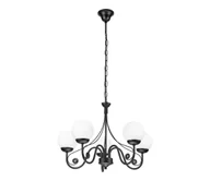 Lampy sufitowe - Brilagi - Żyrandol na łańcuchu COTTAGE 5xG9/40W/230V czarny/biały - miniaturka - grafika 1