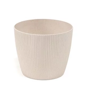 Osłonka-doniczka MAGNOLIA jumper ECO fi 26 biały Lamela - Donice - miniaturka - grafika 1