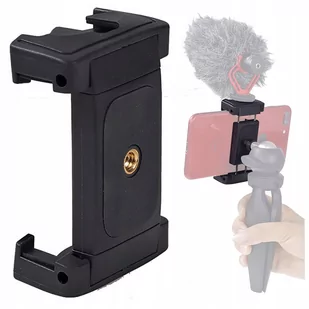 Uchwyt na Telefon do Statywu Selfie Stick do Telefonu JAKOŚĆ Stopka ISO 1/4 - Selfie stick - miniaturka - grafika 1
