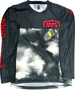 100% Koszulka męska 100% AIRMATIC LE Long Sleeve Black/Grey roz. M NEW 2023 - Kurtki rowerowe - miniaturka - grafika 1