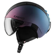 Kaski narciarskie - Kask narciarski CASCO SP-2 Visor Carbonic celestrial M - miniaturka - grafika 1