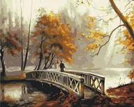 Malowanie po numerach - Malowanie po numerach - Jesienna Mgła - miniaturka - grafika 1