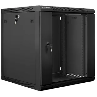 Lanberg Szafa 19" 12U, 600x600, Czarna FLAT PACK WF01-6612-10B - Szafy rack - miniaturka - grafika 1
