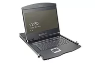Konwertery sieciowe i transceivery - Digitus 19 KVM console 19 TFT 8p Cat5 (DS-72211-4GE) - miniaturka - grafika 1