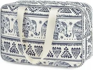 Kosmetyczki, organizery i kuferki - Duża Kosmetyczka Podróżna Do Makijażu W Słoń - Organizer Dla Kobiet - miniaturka - grafika 1