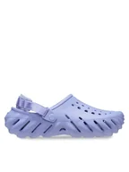 Klapki i japonki męskie - Crocs Klapki Echo Clog 207937 Fioletowy - miniaturka - grafika 1