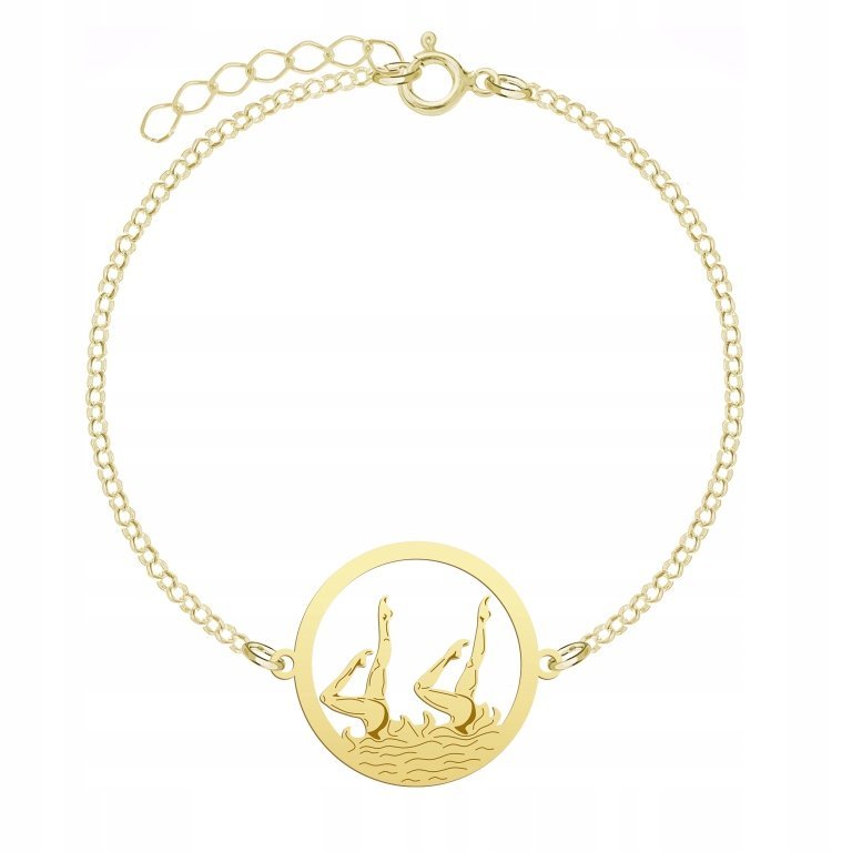 Pozłacana Bransoletka Pływanie Synchroniczne GRAWE