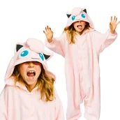 Stroje karnawałowe - Piżama Onesie Kigurumi Kostium Przebranie Pokemon Jigglypuff Dzieci 95 - 105cm - miniaturka - grafika 1