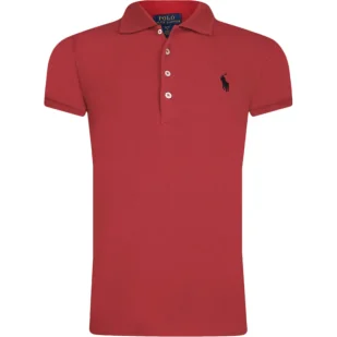 POLO RALPH LAUREN Polo | Regular Fit | pique - Koszulki dla dziewczynek - miniaturka - grafika 1