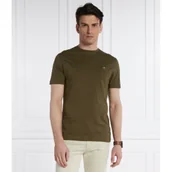 Koszulki męskie - Gant T-shirt SHIELD | Regular Fit - miniaturka - grafika 1