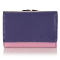 Portfele - Mały kolorowy portfel skórzany Valentini 123-386 - miniaturka - grafika 1