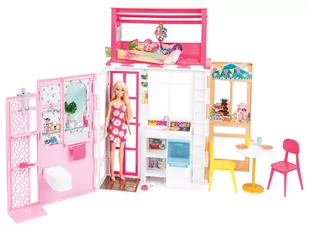 Mattel Lalka Barbie Kompaktowy domek HCD48 - Domki dla lalek - miniaturka - grafika 2