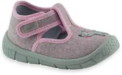 Buty dla dziewczynek - Kapcie do żłobka dla dziewczynki Befado 631P020 Honey - miniaturka - grafika 1