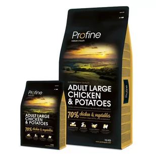 Profine Adult Large Breed Chicken&Potatoes 15 kg - Sucha karma dla psów - miniaturka - grafika 1