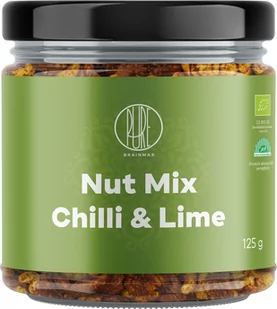 BrainMax Pure Nut Mix - Chili & Limonka, BIO, 125 g - Orzechy i nasiona - miniaturka - grafika 1