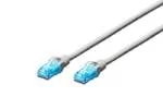 Kable miedziane - Digitus Kabel patch-cord UTP CAT.6 grau 0,025m 15 LGW DK-1612-0025 - miniaturka - grafika 1
