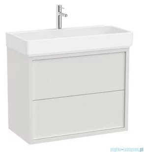 Roca Tura Unik zestaw szafka z umywalką 80x43x60 BIAŁY MAT A852033558 - Szafki łazienkowe - miniaturka - grafika 1