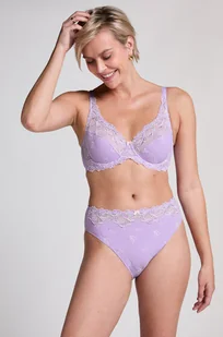 Hunkemöller Figi z wysokim stanem Diva Fioletowy - Majtki damskie - miniaturka - grafika 1