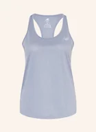 Koszulki i topy damskie - New Balance Top Do Biegania Nb Athletics blau - miniaturka - grafika 1