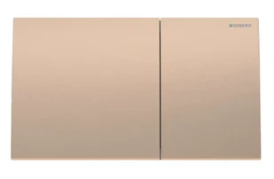 Geberit Sigma70 - Kontrola spłukiwania, łatwe do czyszczenia, szczotkowane czerwone złoto 115.622.QB.1 - Przyciski spłukujące - miniaturka - grafika 1