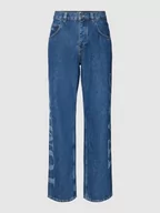 Spodnie męskie - Jeansy o kroju baggy fit z nadrukiem z logo model ‘AIDEN’ - miniaturka - grafika 1