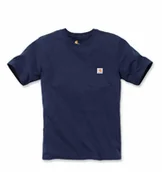 Koszulki męskie - Koszulka Carhartt Workwear Pocket S/S Navy S - miniaturka - grafika 1
