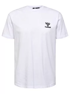 Koszulki męskie - Hummel T-shirt w kolorze białym - grafika 1