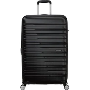 American Tourister Flashline Spinner L, walizka, 78 cm, 100/109 l, czarny (Shadow Black), czarny (Shadow Black), Spinner L (78-100/109 L), Walizki i wózki - Walizki - miniaturka - grafika 1