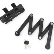 Zabezpieczenia do roweru - ZAPIĘCIE KZF 300 CZARNE SKŁADANE 110887 - miniaturka - grafika 1