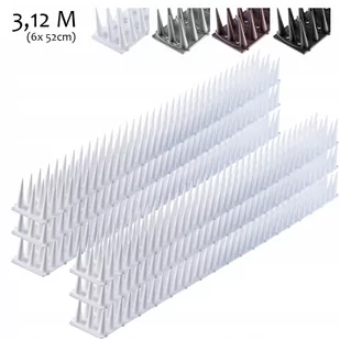 Plastikowe Kolce Na Ptaki Gołębie 6szt 3,12m - Zwalczanie i odstraszanie szkodników - miniaturka - grafika 1