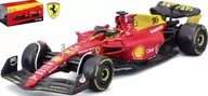 Samochody i pojazdy dla dzieci - F1 FERRARI F1-75 MONZA Leclerc KASK BBurago 1:43 - miniaturka - grafika 1