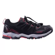 Buty dla dziewczynek - Buty Hi-Tec Hagas Teen Jr 92800598011 czarne - miniaturka - grafika 1