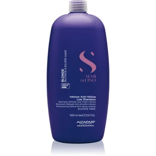 Alfaparf Semi Di Lino Blonde, szampon ochładzający odcień blond i siwy, 1000ml - Szampony do włosów - miniaturka - grafika 1