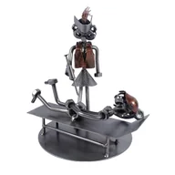 Figurki dekoracyjne - Metalowa figurka Pielęgniarka. Wyjątkowy prezent dla pielęgniarki - miniaturka - grafika 1