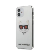 Etui i futerały do telefonów - Karl Lagerfeld KLHCP12SCLTR iPhone 12 5,4" hardcase Transparent Choupette - miniaturka - grafika 1