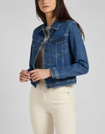 Kurtki damskie - Lee Rider Jacket Damska Kurtka Jeansowa Stone Maren L54Mowot-S - miniaturka - grafika 1