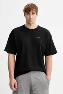 Koszulki męskie - Diesel t-shirt bawełniany T-BOXT-T6 męski kolor czarny gładki A18535.0AIJU - miniaturka - grafika 1