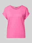 Koszulki i topy damskie - T-shirt o kroju regular fit z mieszanki wiskozy model „MOSTER” - miniaturka - grafika 1