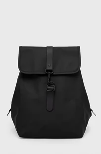 Rains plecak 13870 Bucket Backpack kolor czarny duży gładki - Plecaki - miniaturka - grafika 1