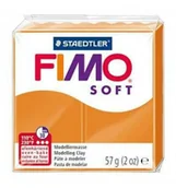 Masy plastyczne - Staedtler Fimo soft masa termoutwardzalna 57g,słoneczny pomarańcz 8020-41 - miniaturka - grafika 1