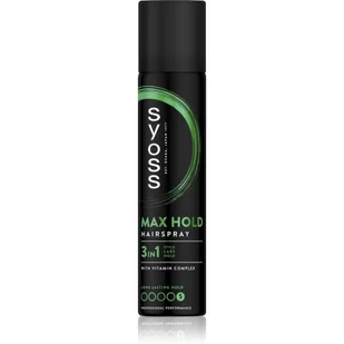 Syoss Max Hold lakier do włosów odporny na warunki zewnętrzne megamocny 75ml - Kosmetyki do stylizacji włosów - miniaturka - grafika 1