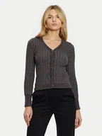 Swetry damskie - Guess Kardigan W5RR05 Z3KT0 Szary Regular Fit - miniaturka - grafika 1