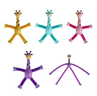 Prace ręczne dla dzieci - Rurki Żyrafa na przyssawki 1008442, mix - miniaturka - grafika 1