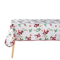 Obrusy i serwetki - Obrus świąteczny NOEL z nadrukiem, biały - miniaturka - grafika 1