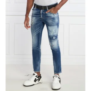 Spodnie męskie - Dsquared2 Jeansy Skater Jean | Tapered - grafika 1