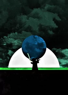 Plakat, Sol Lunaris - Master Yoda, Gwiezdne Wojny Star Wars, 50x70 cm - Plakaty - miniaturka - grafika 1