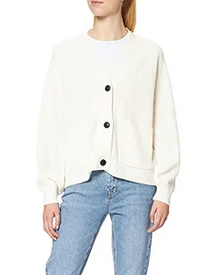 Noisy May Damski kardigan Nmtimmy L/S Knit Noos, Sugar Swizzle/, S - Swetry damskie - miniaturka - grafika 1
