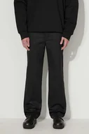 Spodnie męskie - Dickies spodnie bawełniane kolor czarny dopasowane 873.BLK-BLACK - miniaturka - grafika 1