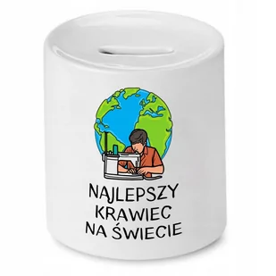 SKARBONKA DLA KRAWCOWEJ KRAWCA NAJLEPSZY PREZENT z Nadrukiem ze Zdjęciem - Skarbonki SKARBONKA DLA KRAWCOWEJ KRAWCA NAJLEPSZY PREZENT z Nadrukiem ze Zdjęciem - Skarbonki - miniaturka - grafika 1